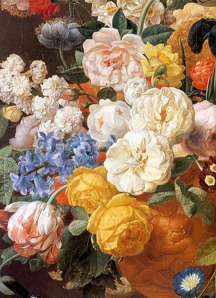 ELIAERTS, Jan Frans Bouquet of Flowers in a Sculpted Vase